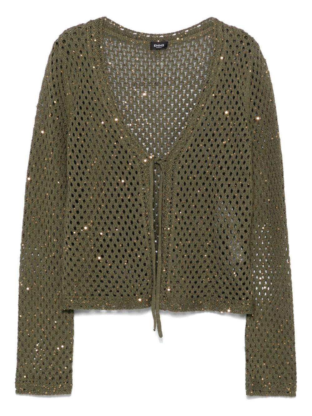 Cardigan con paillettes