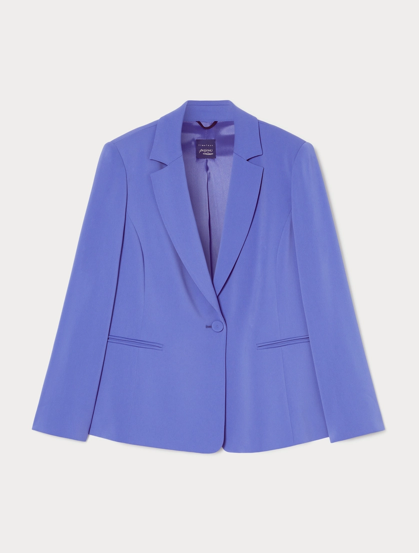 Blazer in cady stretch
