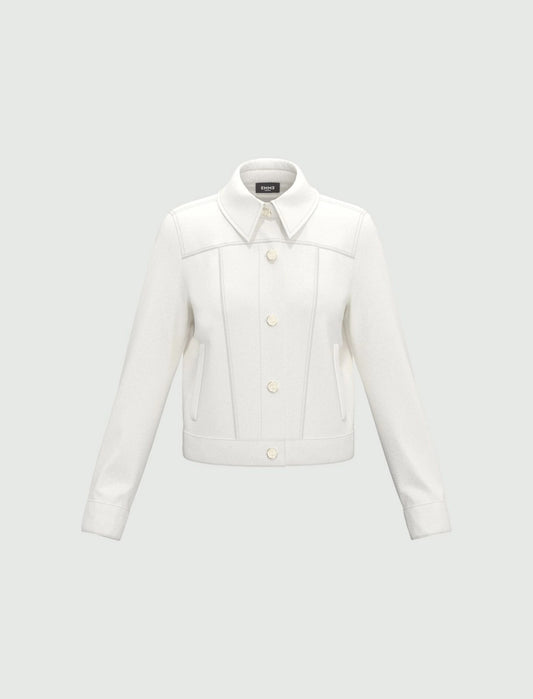 Giacca in gabardine stretch