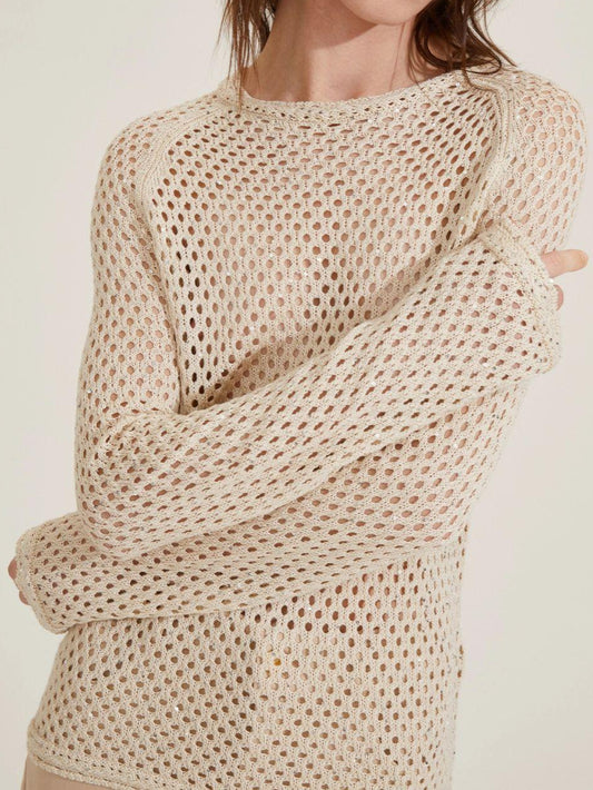 Maglia con paillette